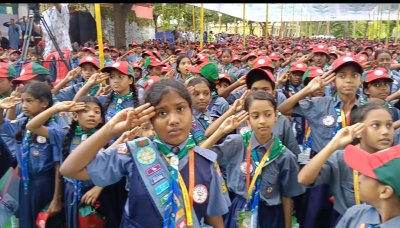 নাটোরে ছয় দিনব্যাপী আঞ্চলিক কাব ক্যাম্পুরীর আনুষ্ঠানিক উদ্বোধন